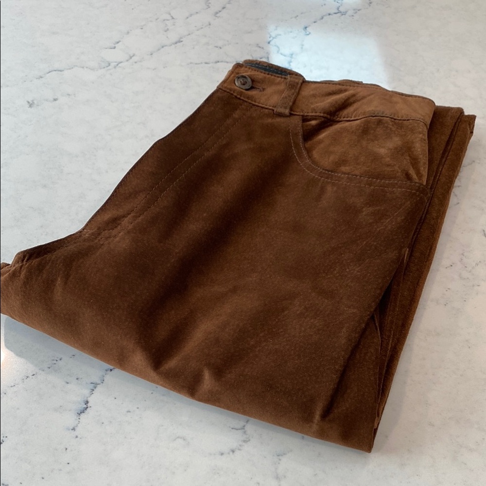 Women’s Brown Suede Pants size 6